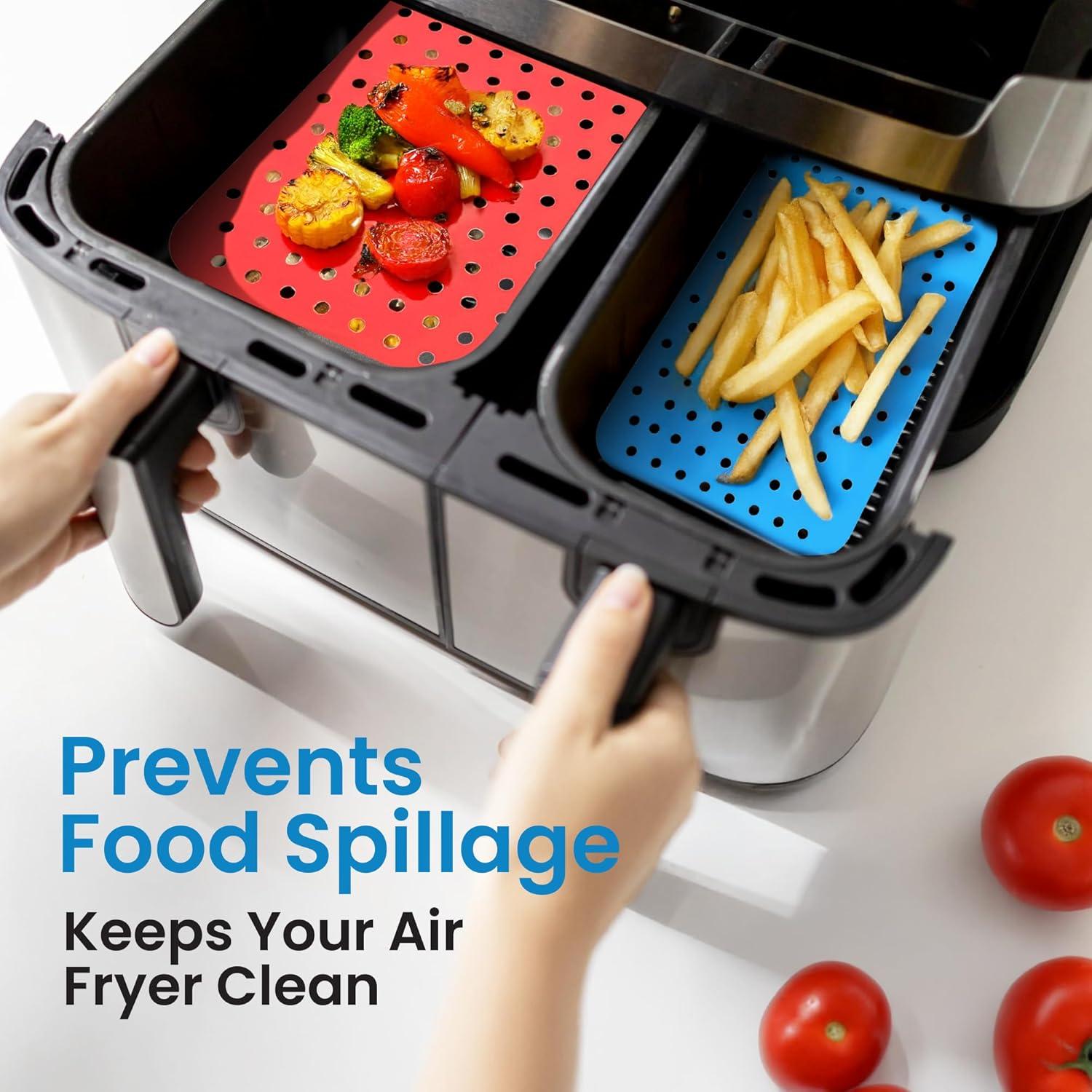 Forros Reutilizables Lotteli Kitchen para Freidora de Aire 4 Pzas