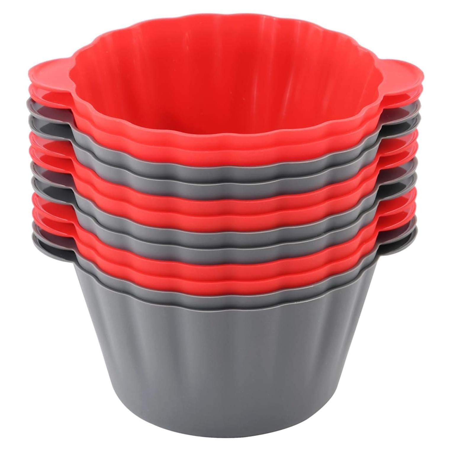 Paquete de 12 Tazas de Silicona Reutilizables Mirenlife 9 cm