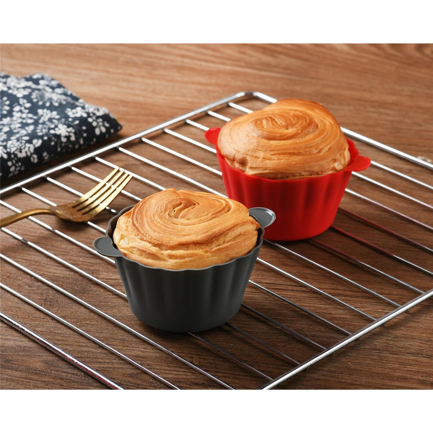 Paquete de 12 Tazas de Silicona Reutilizables Mirenlife 9 cm