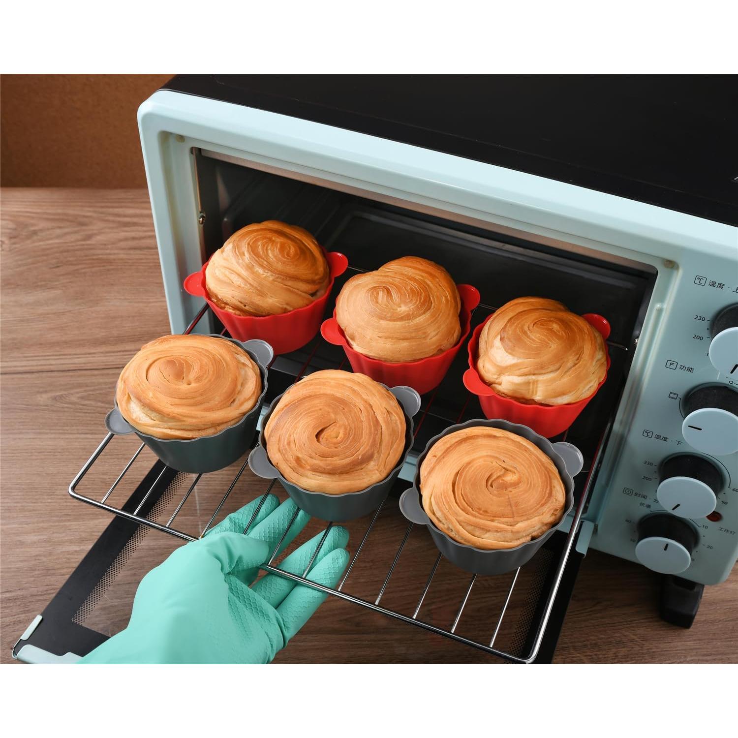 Paquete de 12 Tazas de Silicona Reutilizables Mirenlife 9 cm