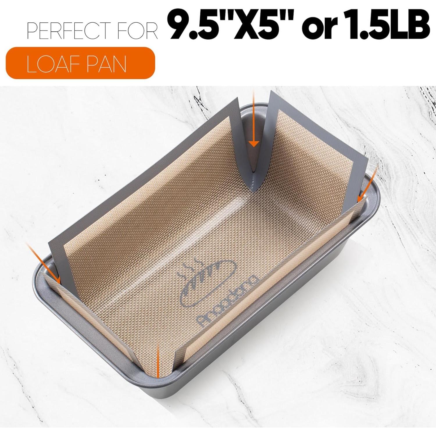 Forros de Silicona Antiadherente Angadona 2 Pzas 24x12 cm