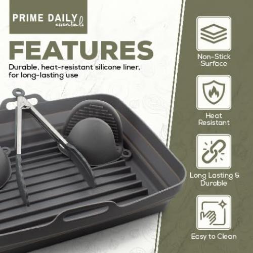 Forros de Silicona Reutilizables XL Prime Daily 29x20 cm