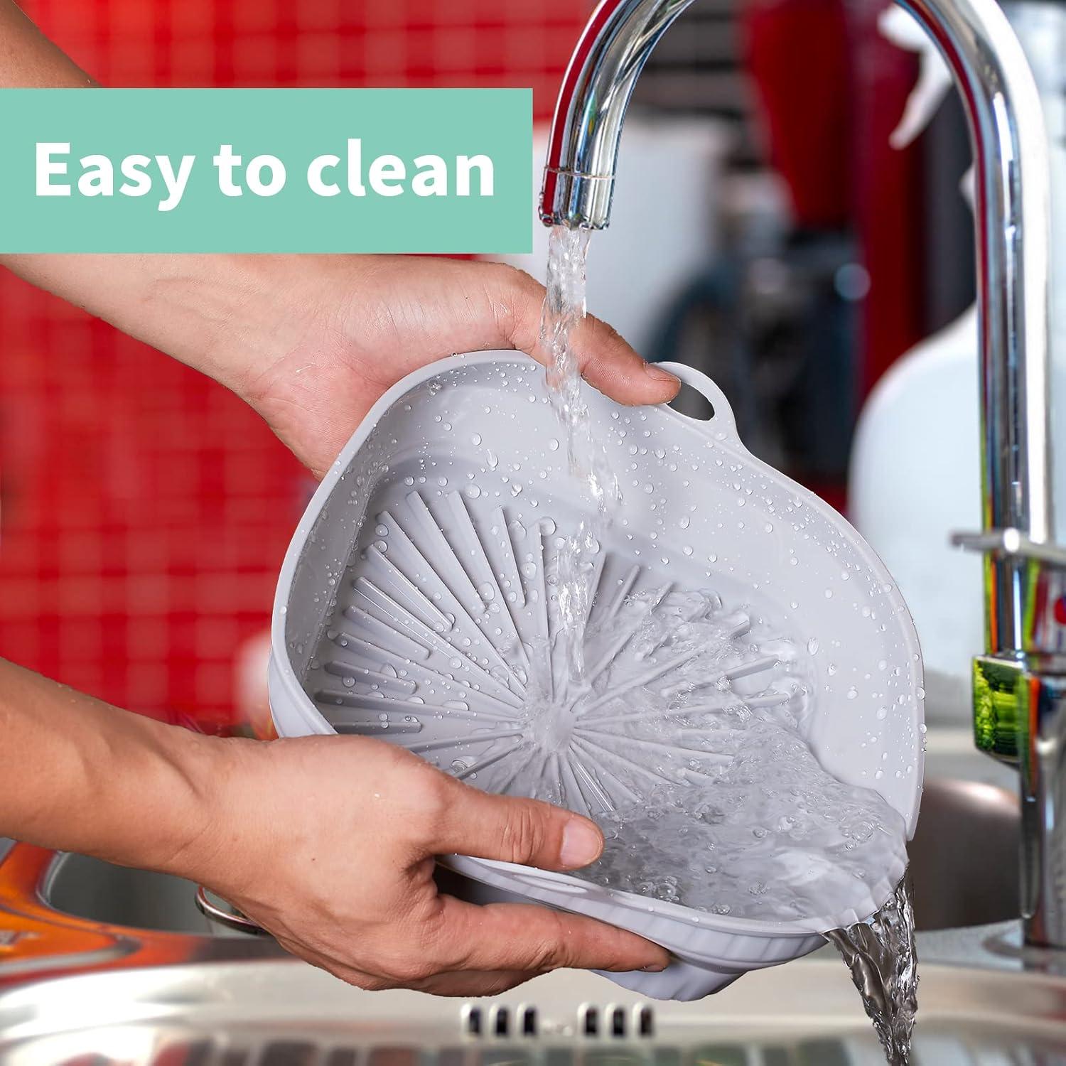 Paquete de 2 forros de silicona RllyGrt 20x20 cm gris+verde