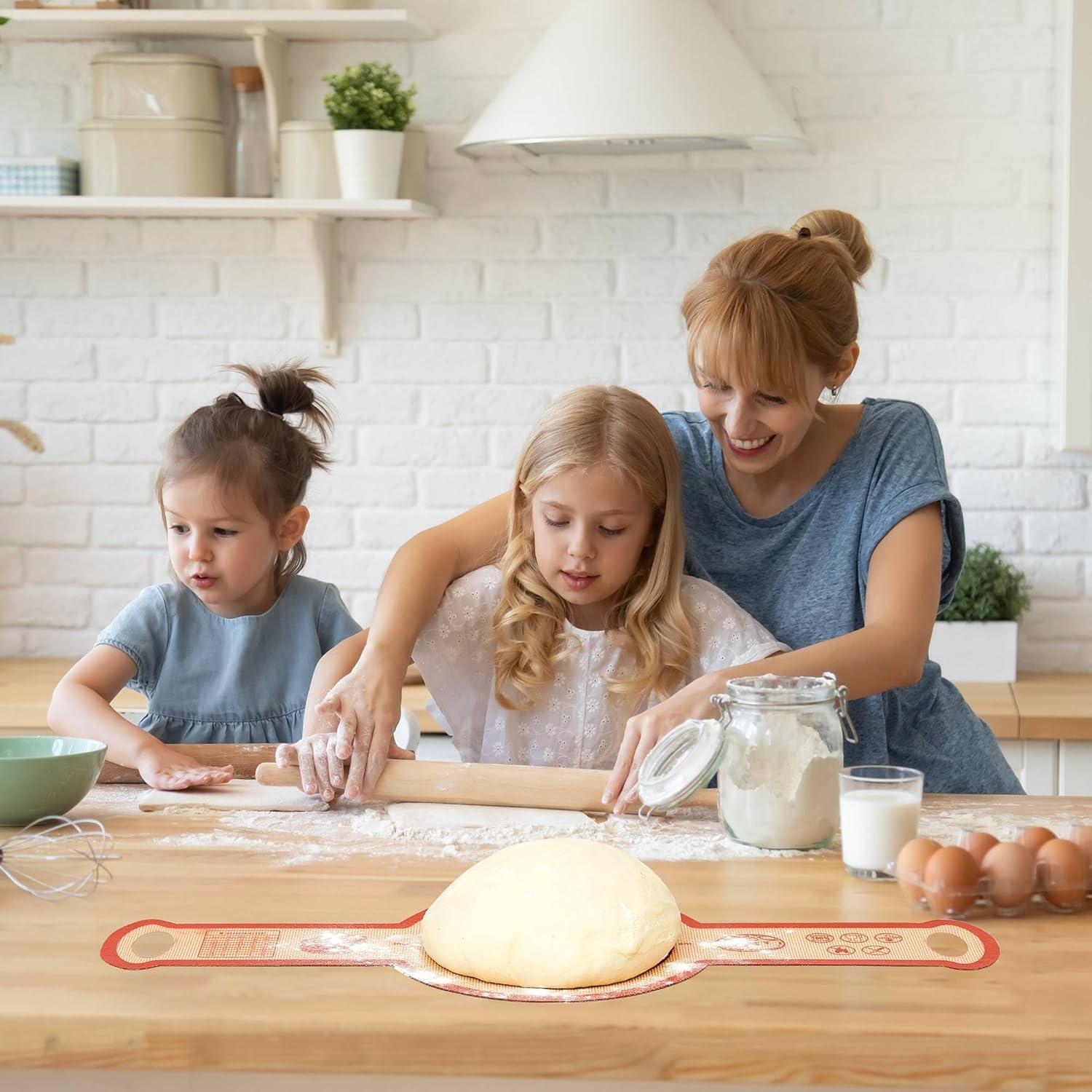 Alfombrilla de Silicona para Hornear Pan QUELLANCE 2 Pcs