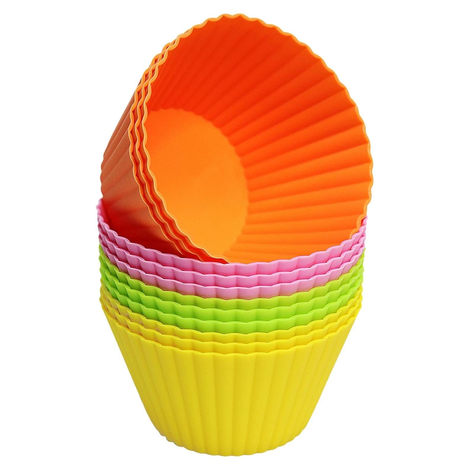 Moldes de Silicona Jumbo Pharamat 12 Piezas 9 cm Reutilizables