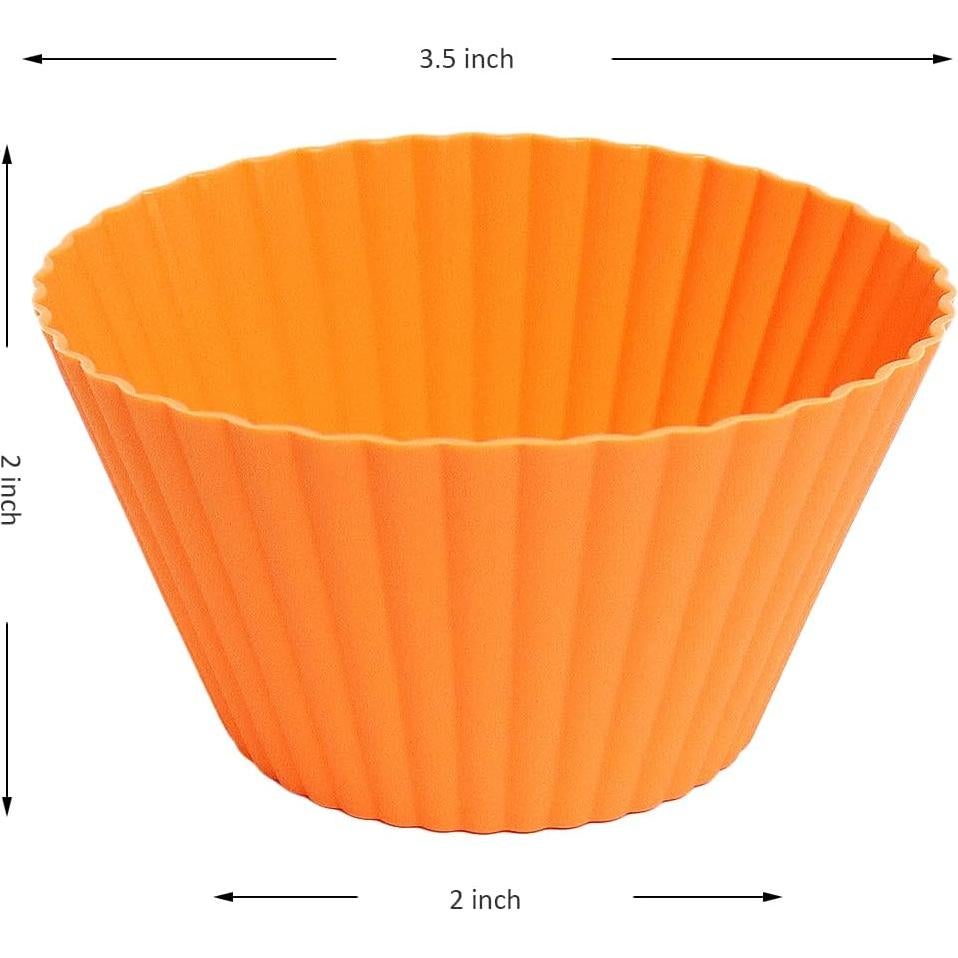 Moldes de Silicona Jumbo Pharamat 12 Piezas 9 cm Reutilizables