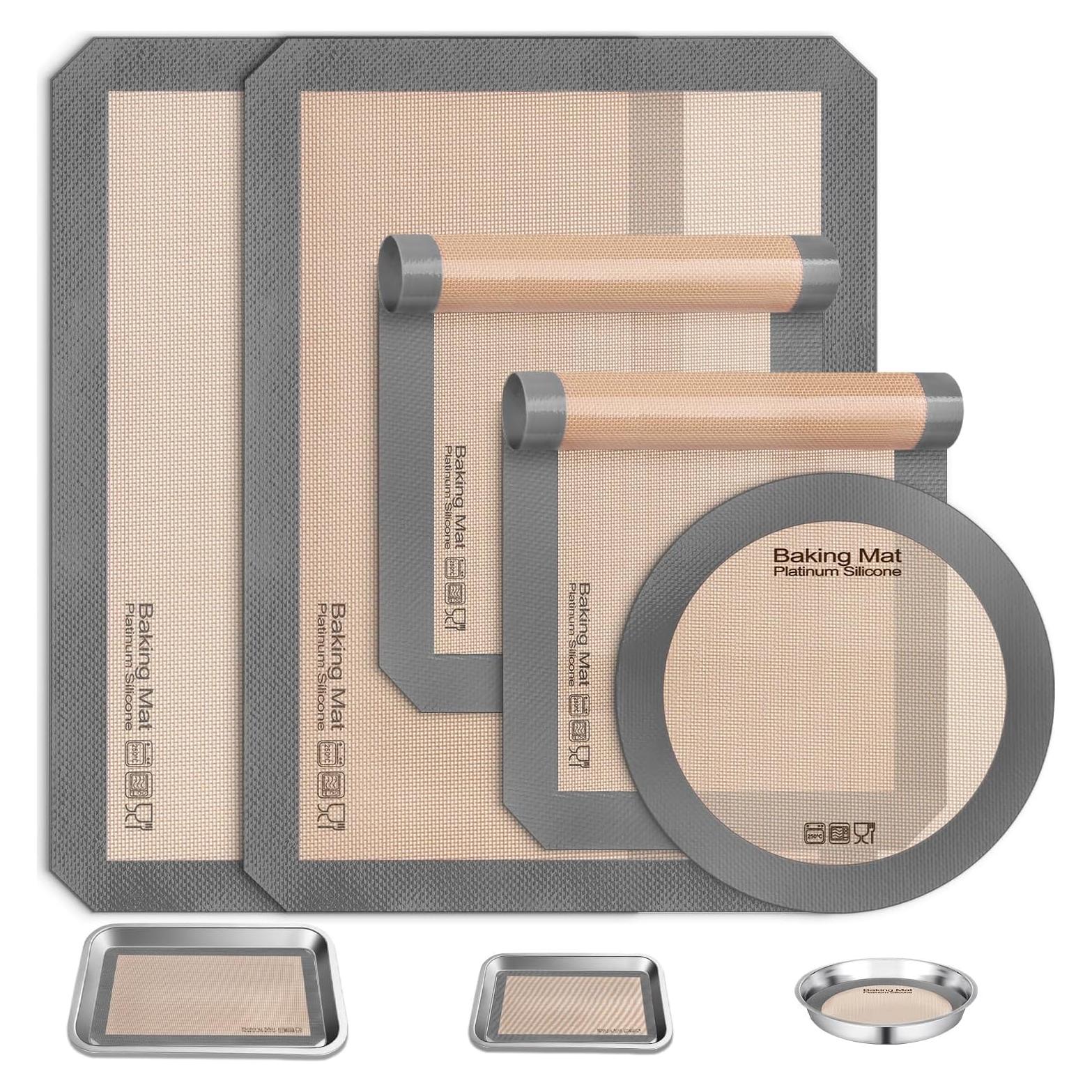 Alfombrillas de Hornear de Silicona Sopito 5PCS Antiadherente