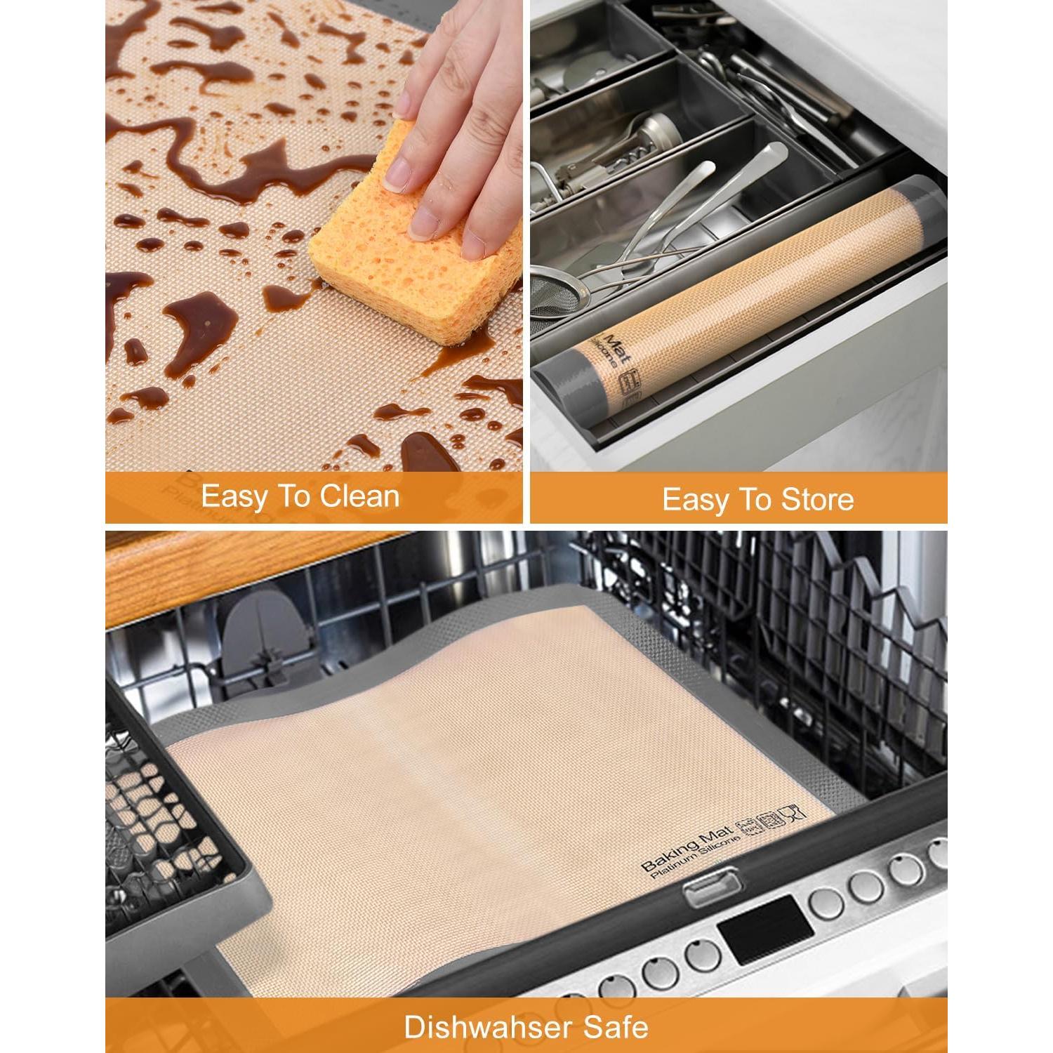 Alfombrillas de Hornear de Silicona Sopito 5PCS Antiadherente