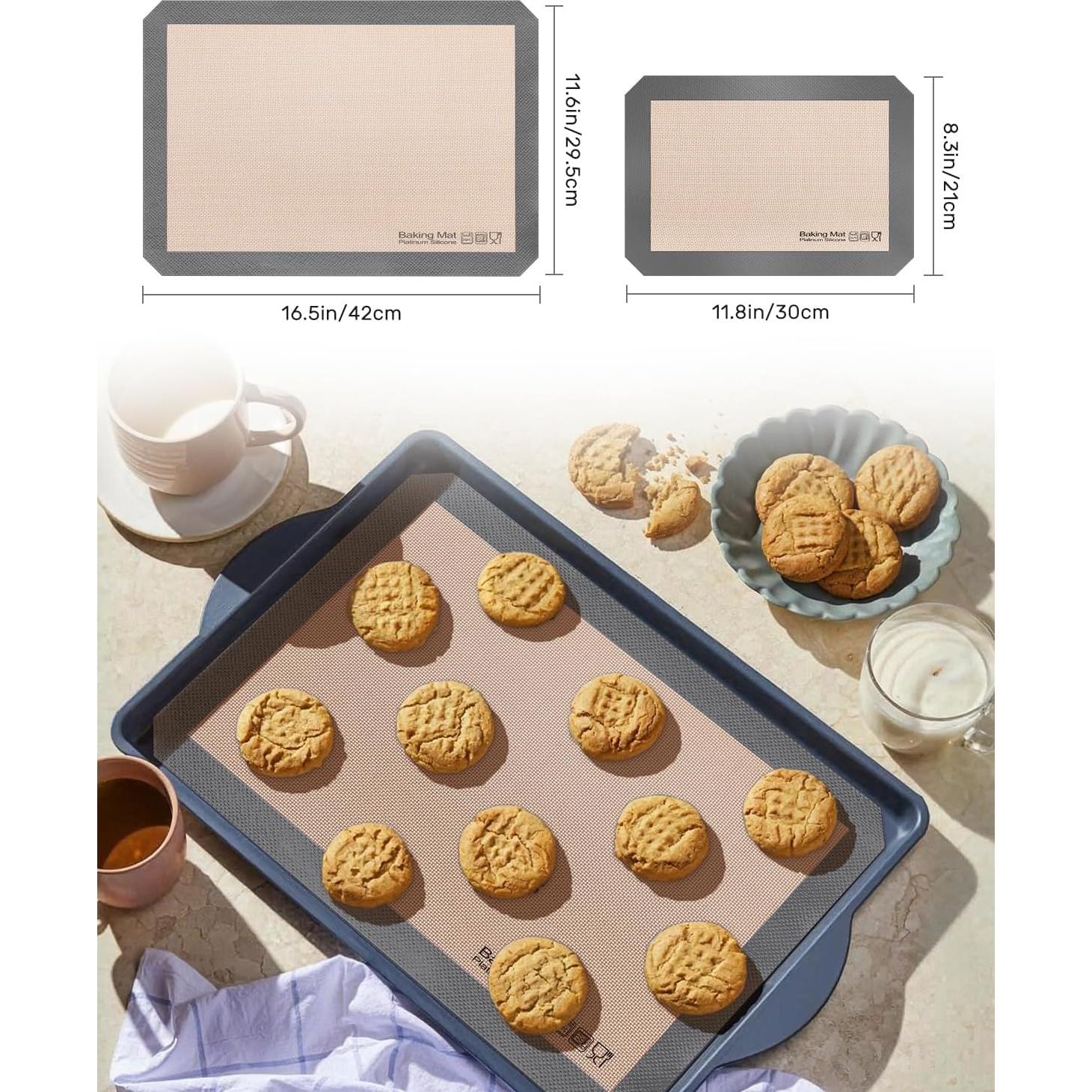 Alfombrillas de Hornear de Silicona Sopito 5PCS Antiadherente