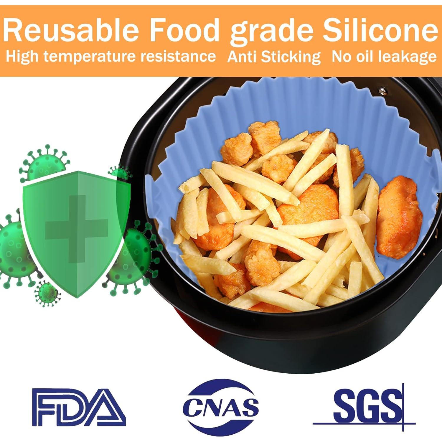 Paquete 2 forros silicona freidora aire J.Y.Memorize 16.5 cm