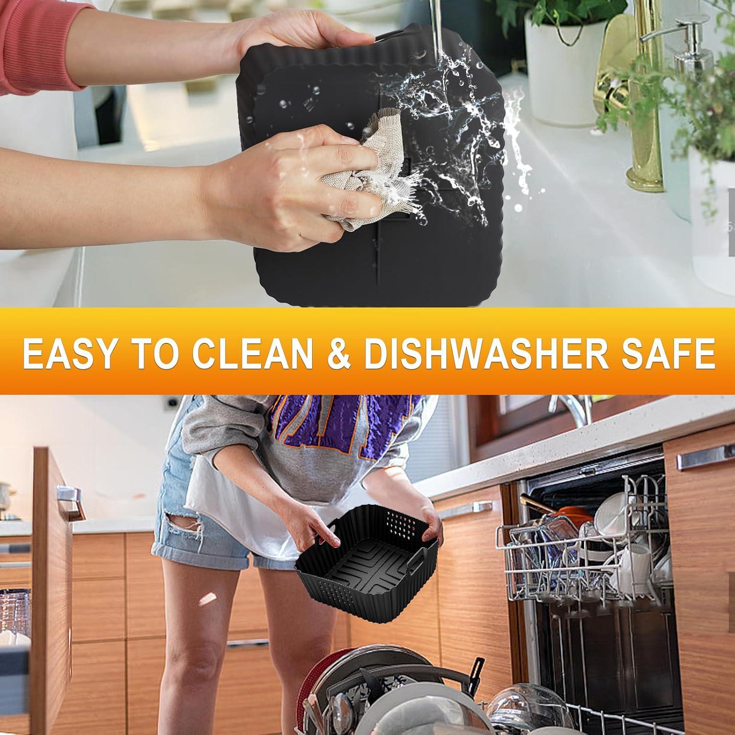 Forros de Silicona HOMELYLIFE para Freidora de Aire 5-6.5QT