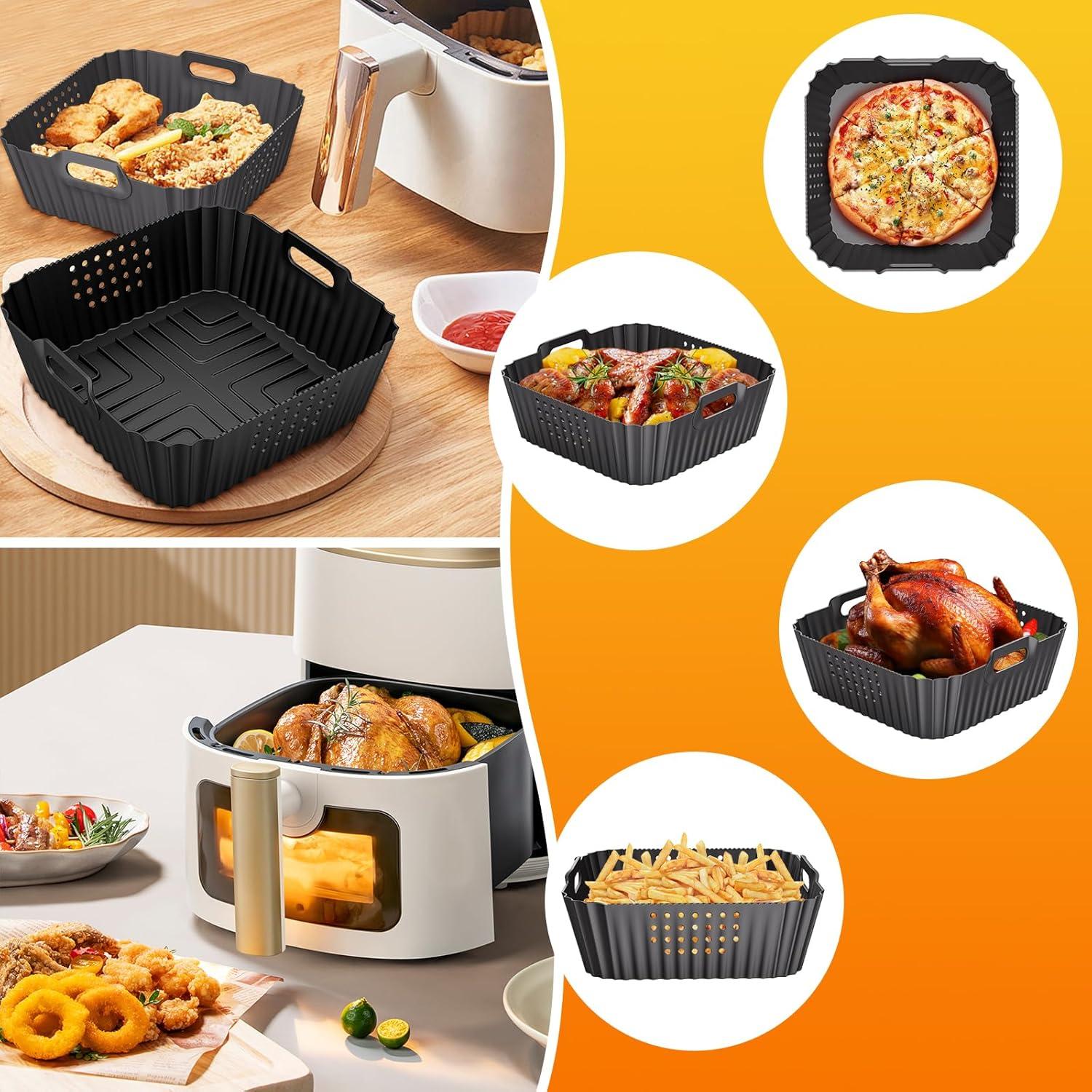 Forros de Silicona HOMELYLIFE para Freidora de Aire 5-6.5QT