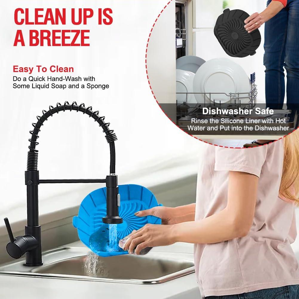 Forros de Silicona Xabzhzn para Freidoras de Aire 2-3QT