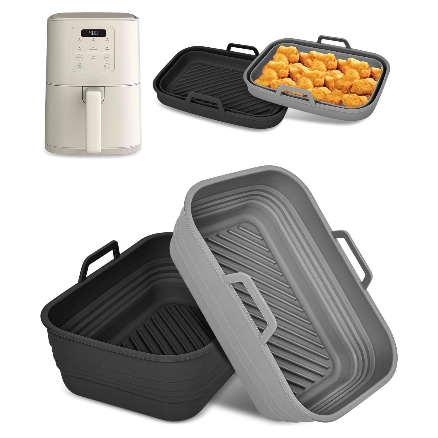 Forros de Silicona Plegables MMH para Freidora de Aire 4Qt