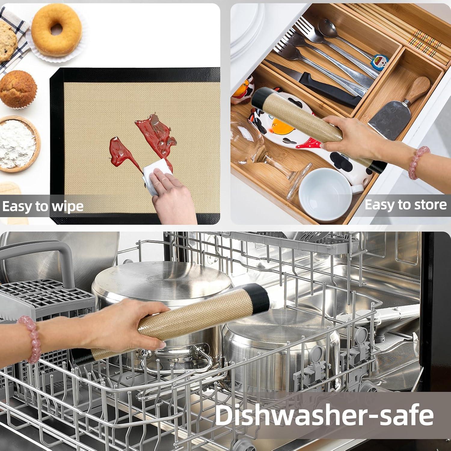 Alfombrilla de Silicona para Hornear Luckyiren 41x30 cm