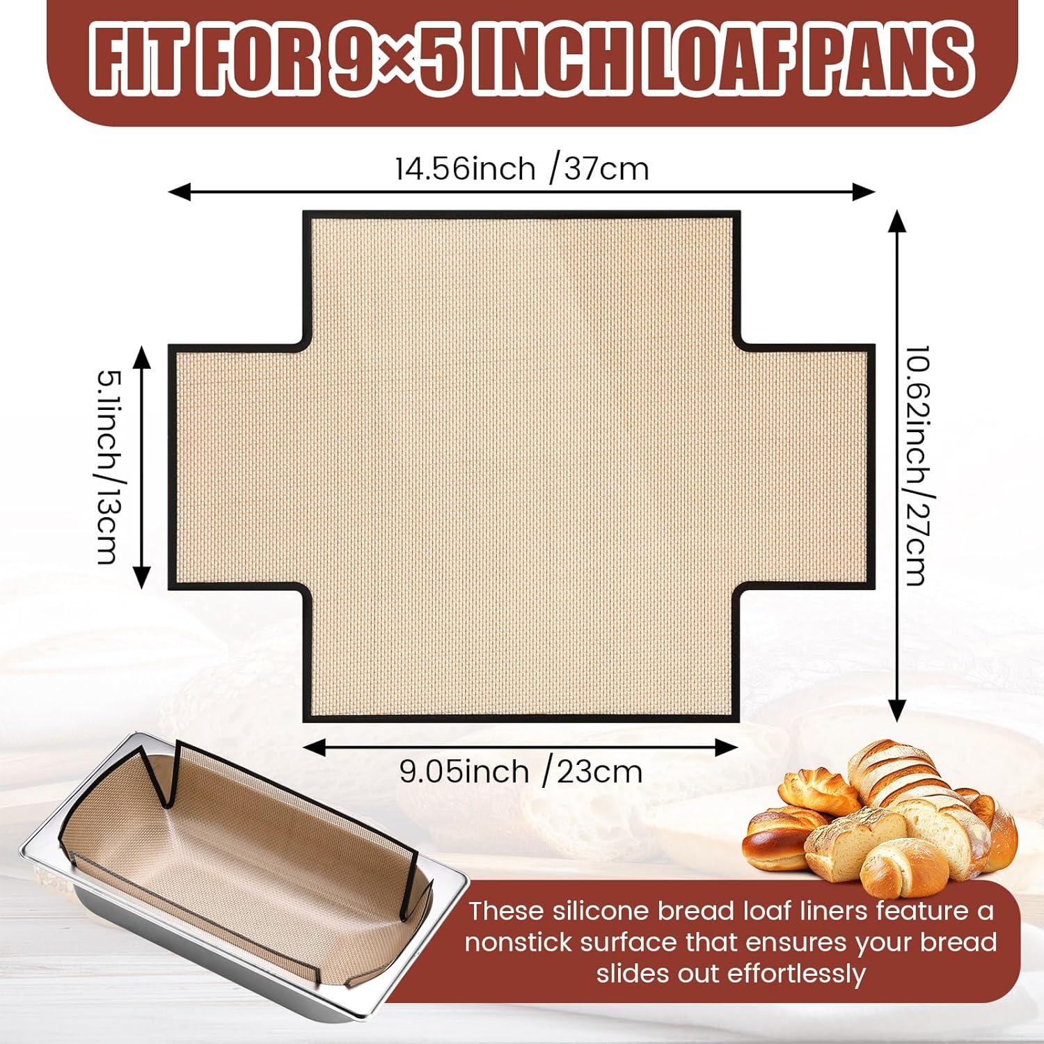 Honeydak 4 Forros Reutilizables Silicona para Pan 37x27cm