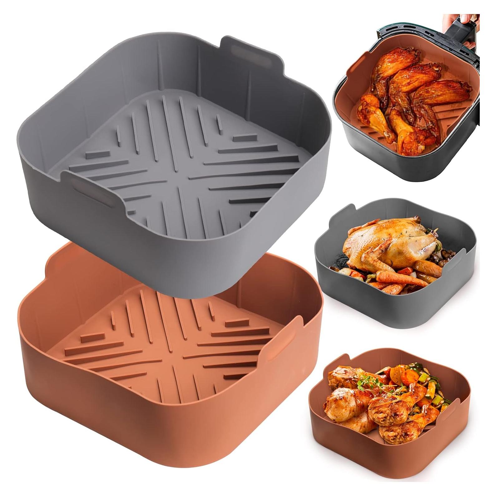 Forros de Silicona Palksky para Freidora de Aire 21.5 cm - 2 Piezas