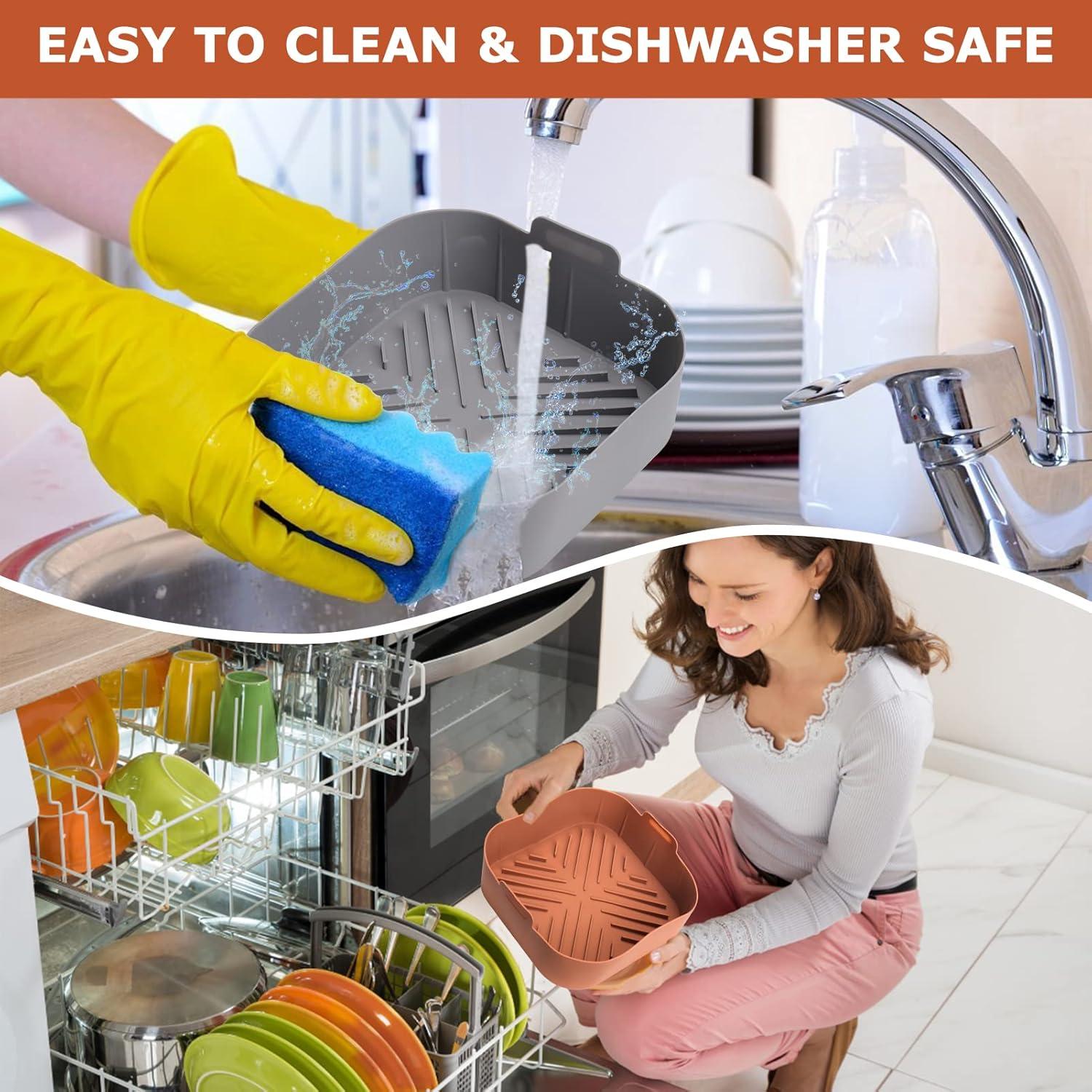 Forros de Silicona Palksky para Freidora de Aire 21.5 cm - 2 Piezas