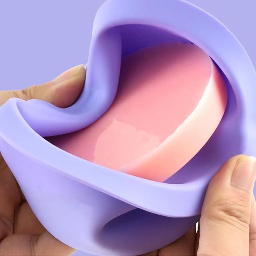 Forro de cera de silicona LEISENOR 400 ml morado + 50 palitos