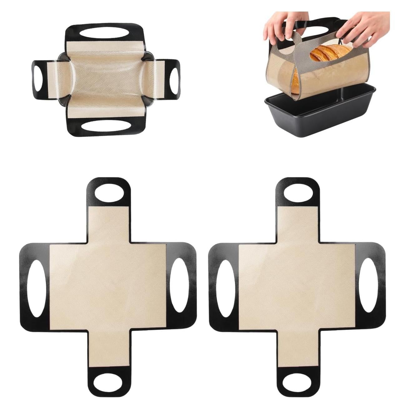 Forro de Pan de Silicona Reutilizable 2 Piezas 49x39 cm