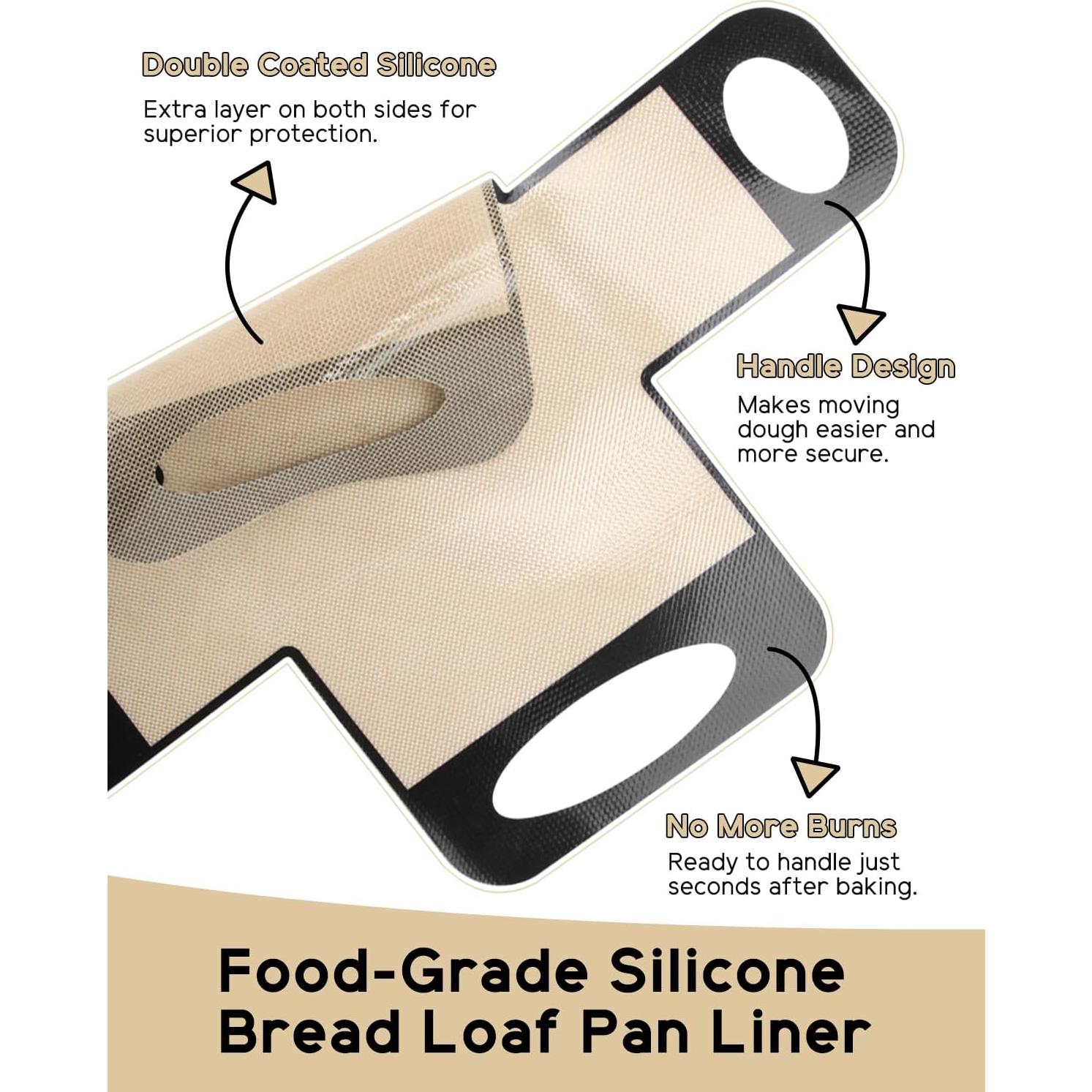 Forro de Pan de Silicona Reutilizable 2 Piezas 49x39 cm