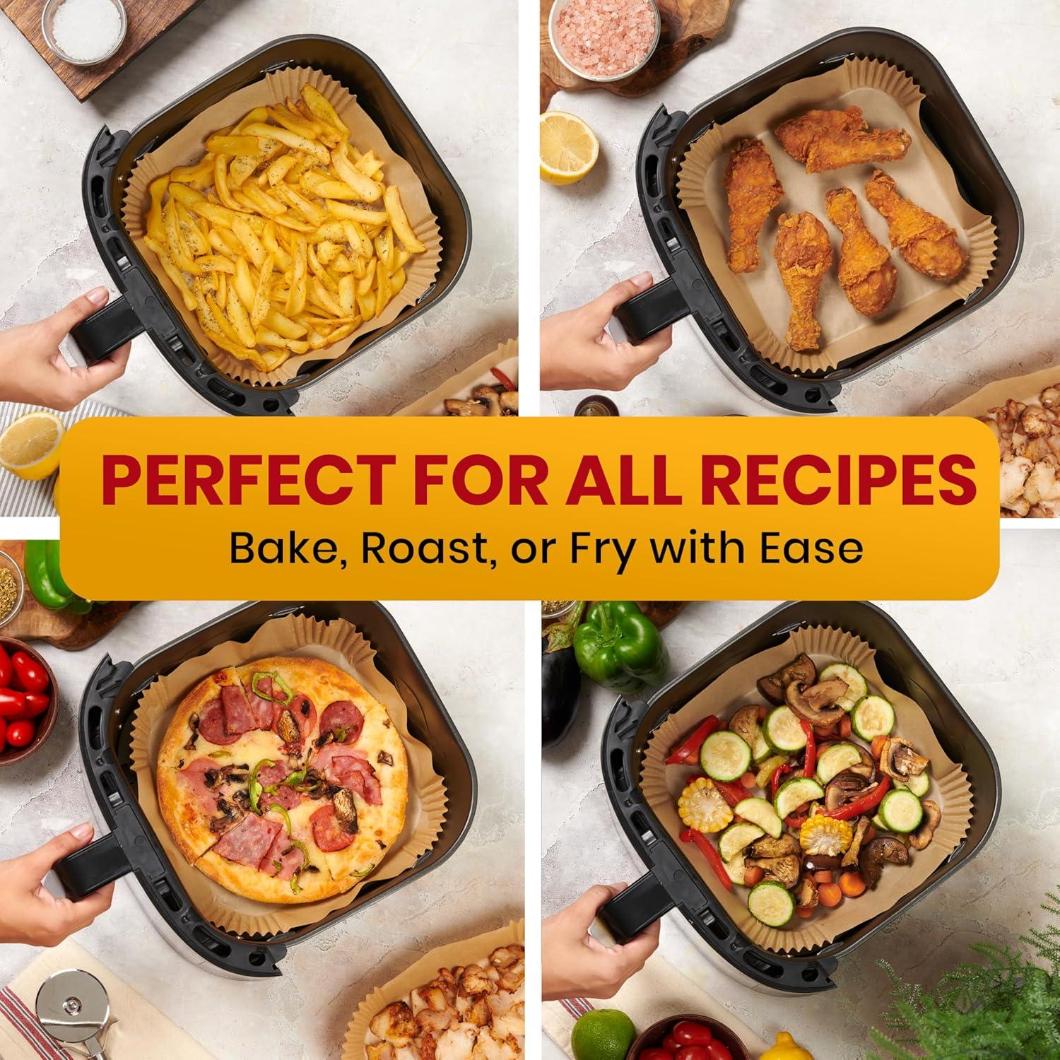 Forros de Papel para Freidora de Aire Baker's Signature 125 Pcs