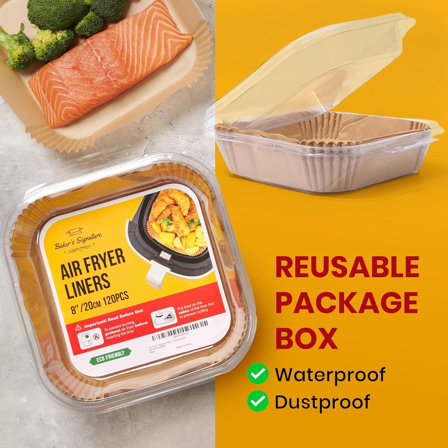 Forros de Papel para Freidora de Aire Baker's Signature 125 Pcs