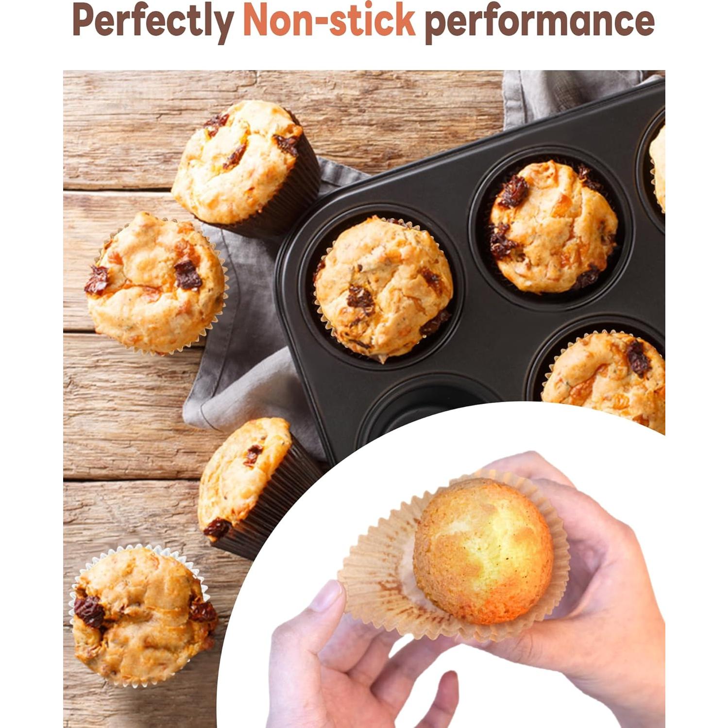 Forros para Cupcakes Bake Choice 200 Piezas 5 cm Naturales