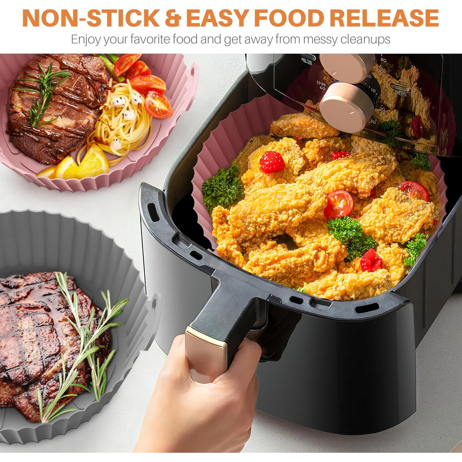 Rejillas de Silicona ME.FAN para Freidora de Aire 21.5 cm