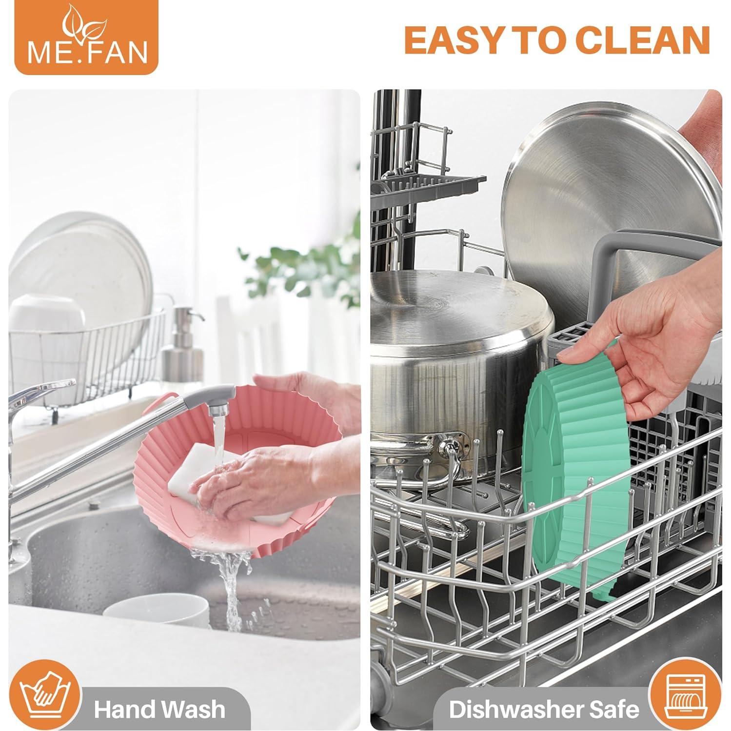 Rejillas de Silicona ME.FAN para Freidora de Aire 21.5 cm