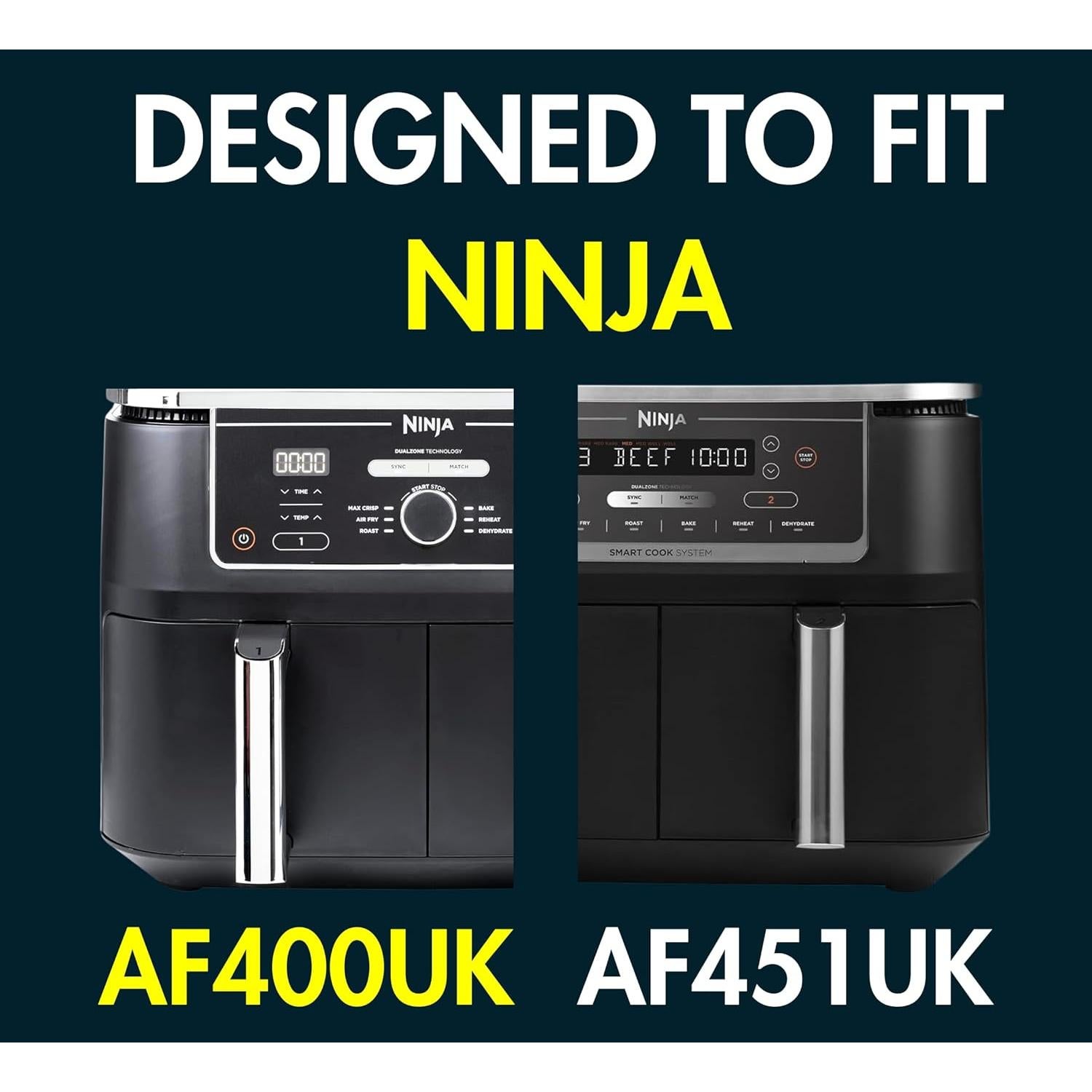 Forros de Silicona Ninja DZ550/DZ401 10QT - 2 Piezas