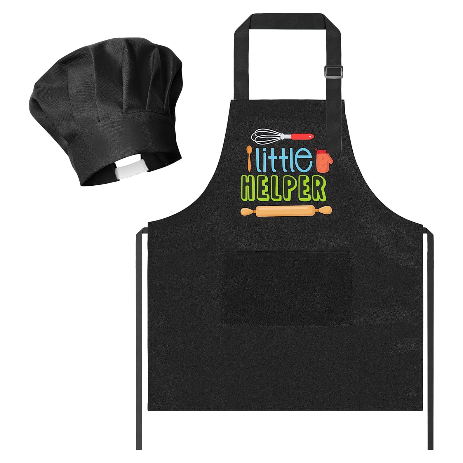 Conjunto Delantal y Gorro Chef Niños R HORSE Ajustable