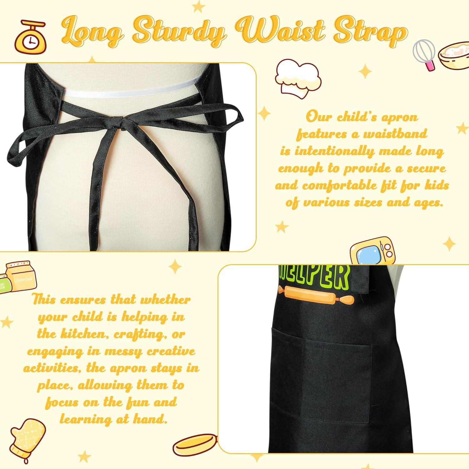 Conjunto Delantal y Gorro Chef Niños R HORSE Ajustable