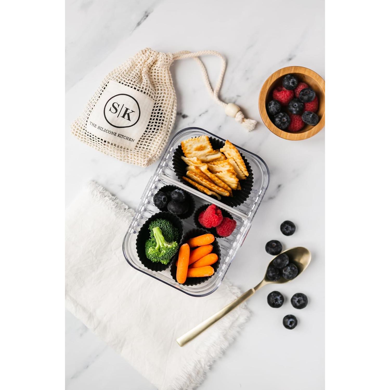 Tazas de Hornear de Silicona La Cocina de Silicona 12 Pzas