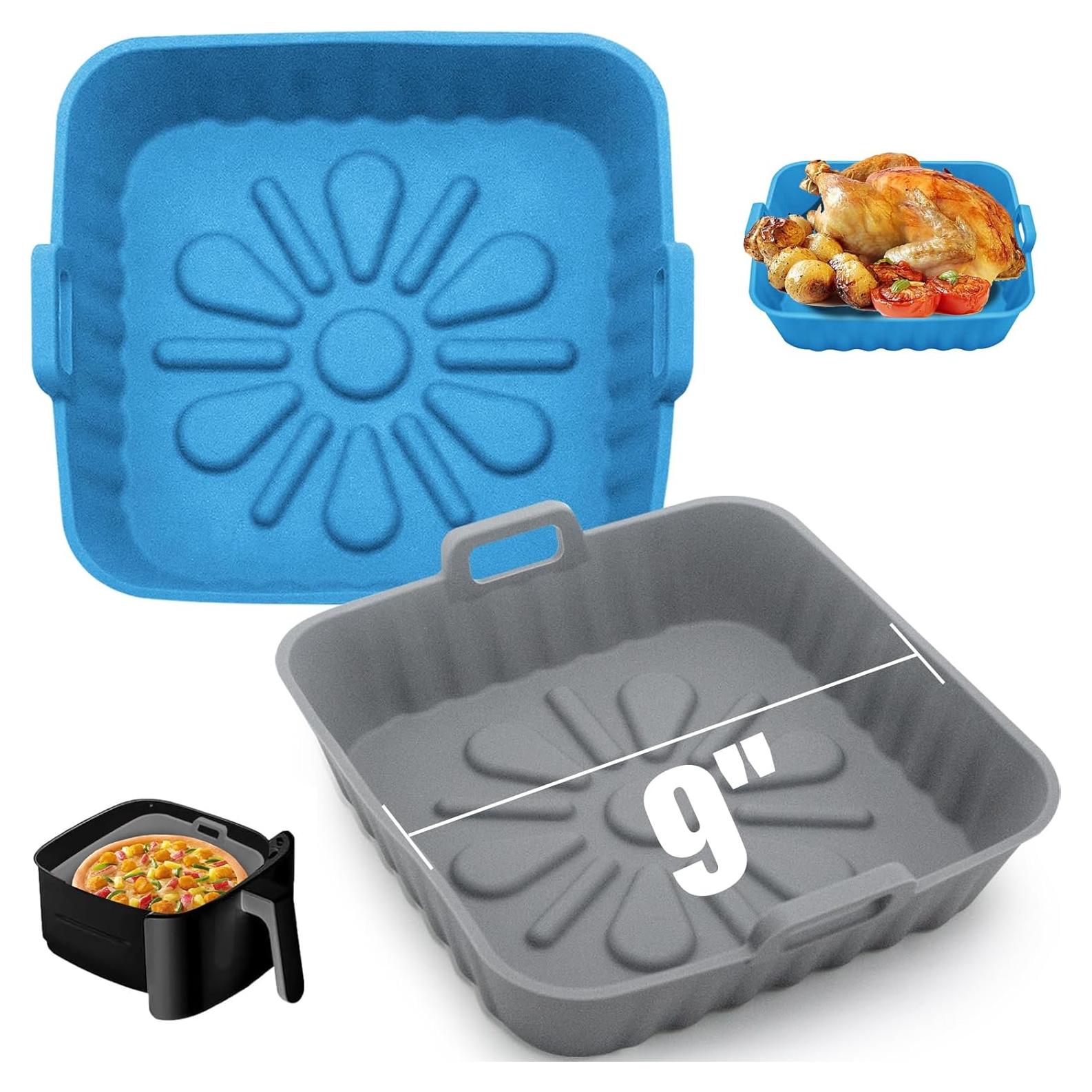 Forros de Silicona REY&SHAW para Freidora de Aire 9" - 2 Piezas