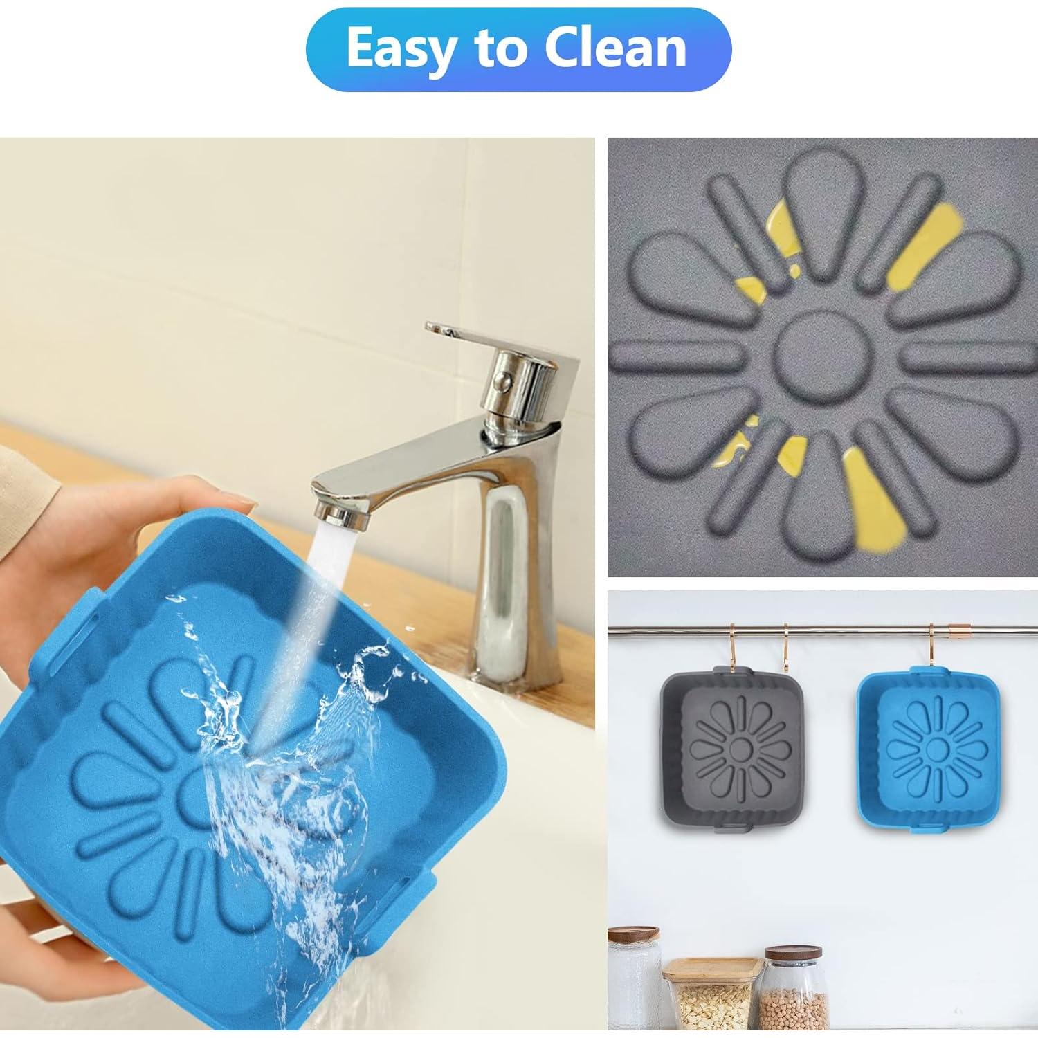 Forros de Silicona REY&SHAW para Freidora de Aire 9" - 2 Piezas