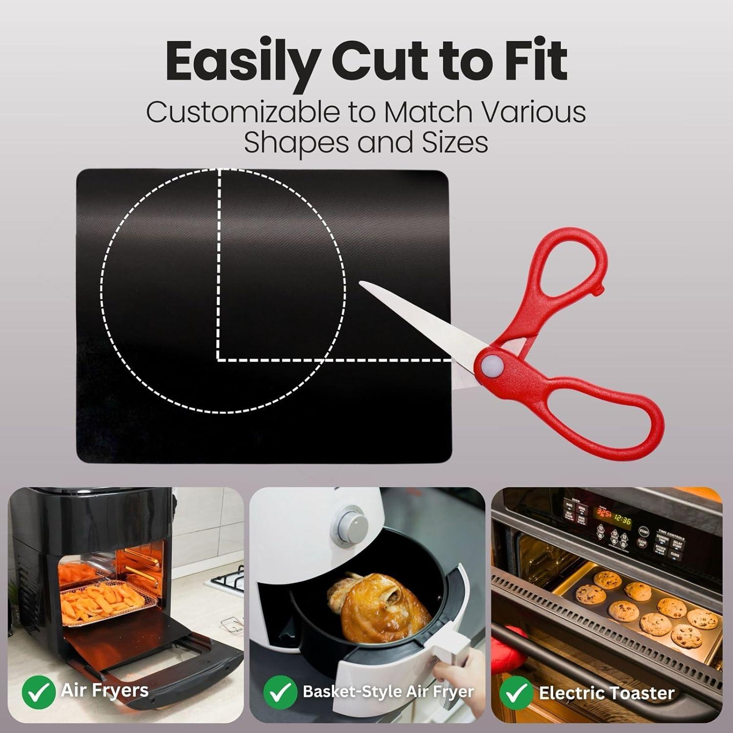 Forro Reutilizable Antiadherente para Horno Tostador 2 Pzas