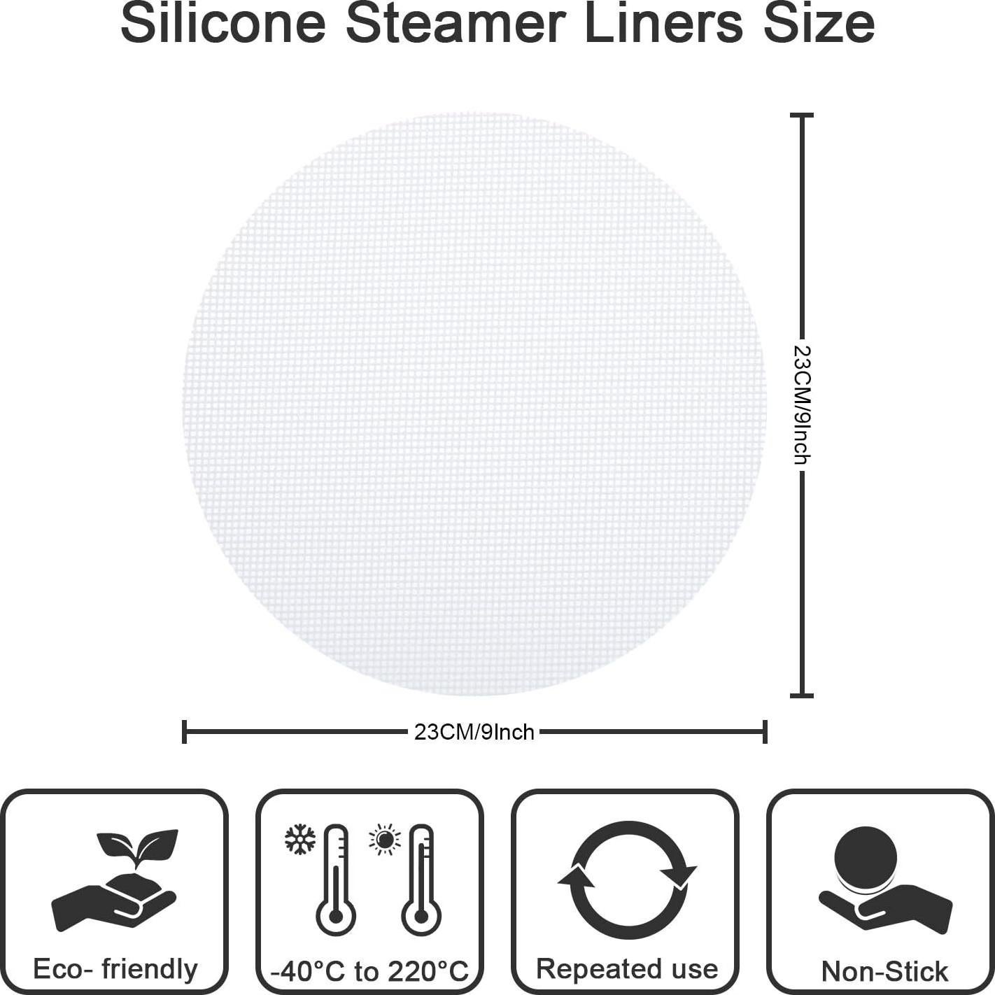 Forros de Silicona Patelai 12 Piezas 23 cm Antiadherentes