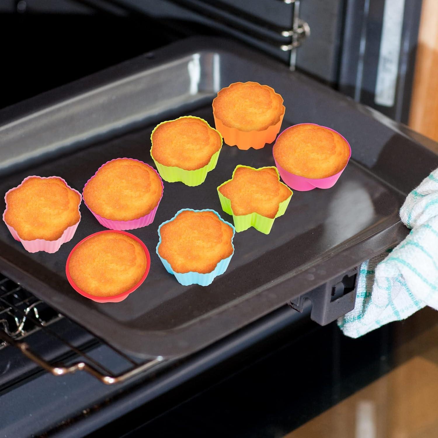 Set de 42 Moldes de Silicona R HORSE para Cupcakes Flor