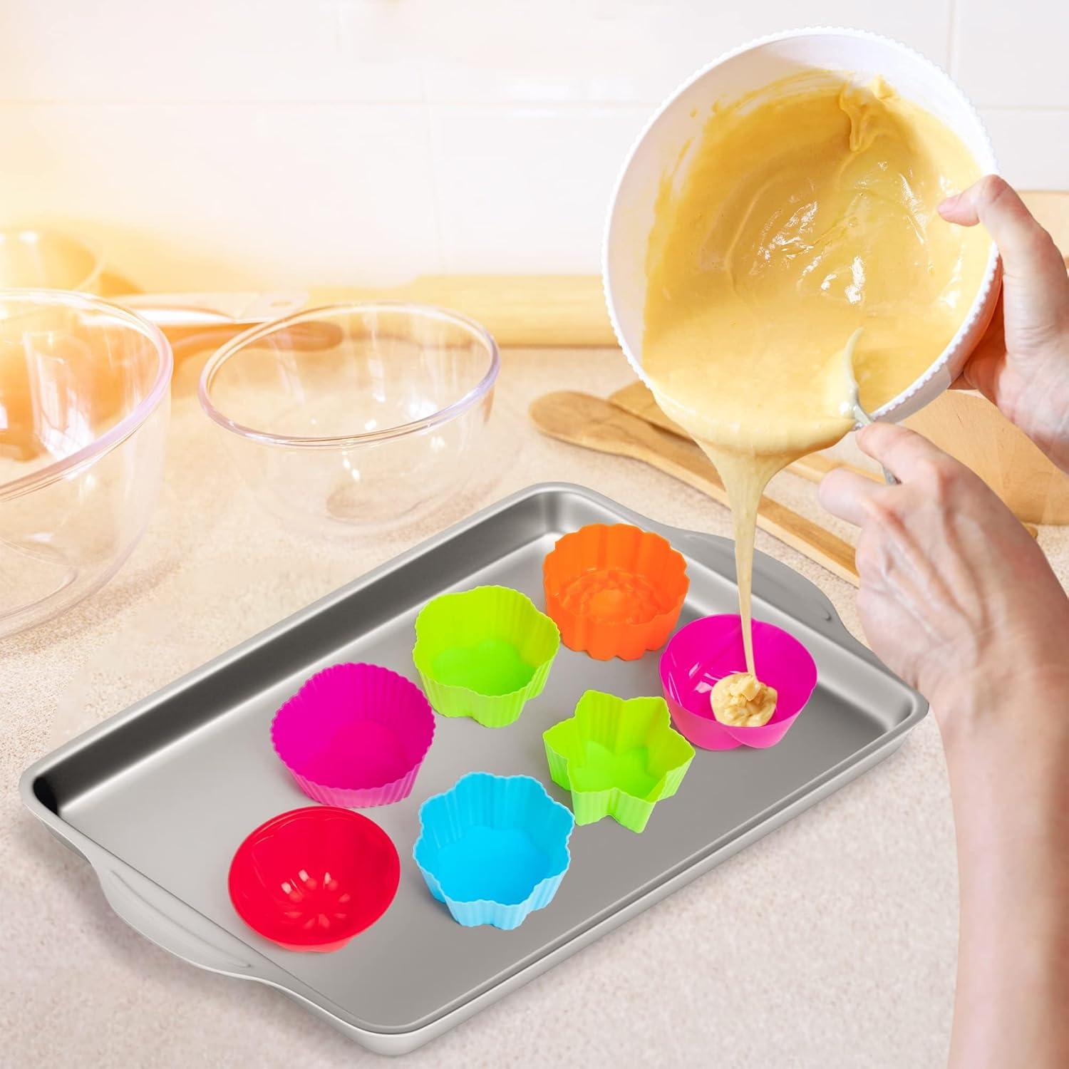 Set de 42 Moldes de Silicona R HORSE para Cupcakes Flor