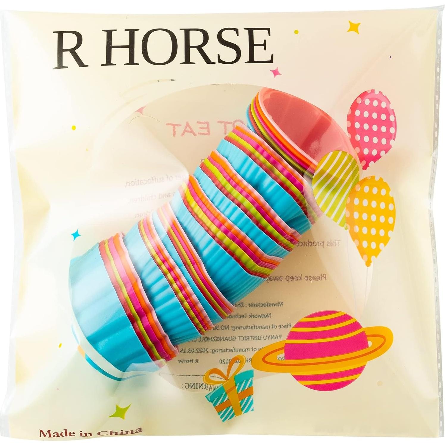 Set de 42 Moldes de Silicona R HORSE para Cupcakes Flor