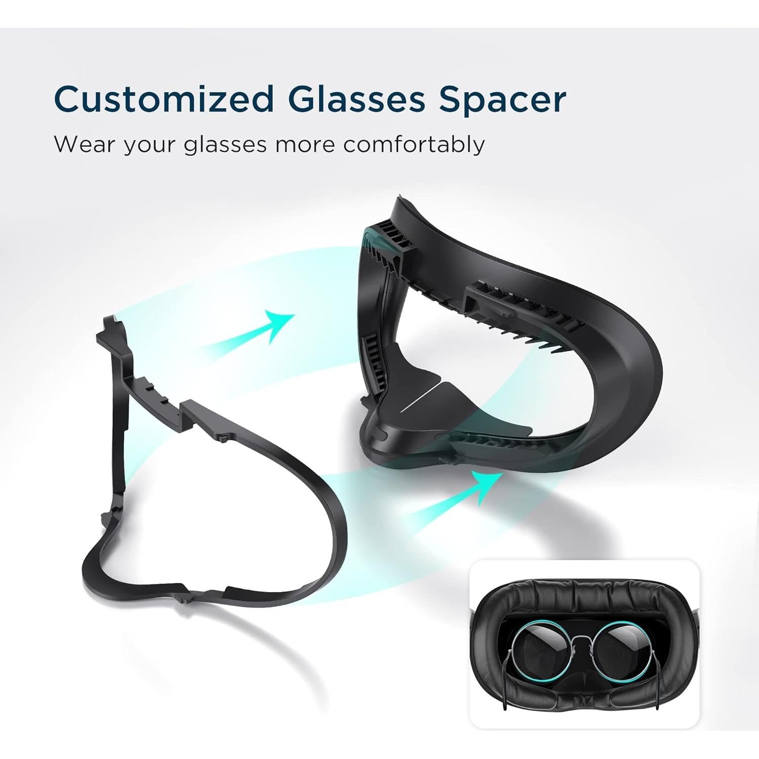 Almohadilla Facial KIWI design para Quest 2 con Espaciador