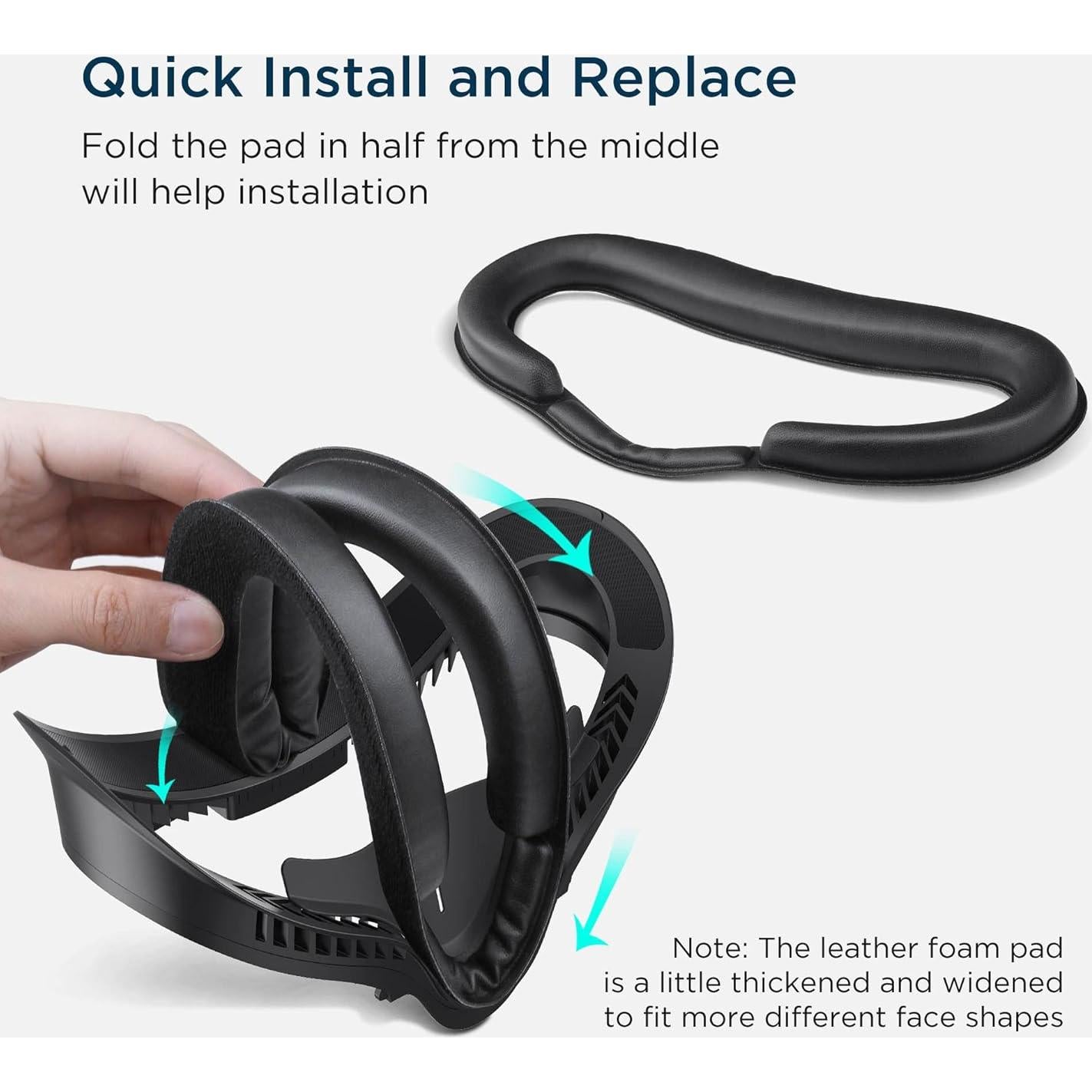 Almohadilla Facial KIWI design para Quest 2 con Espaciador