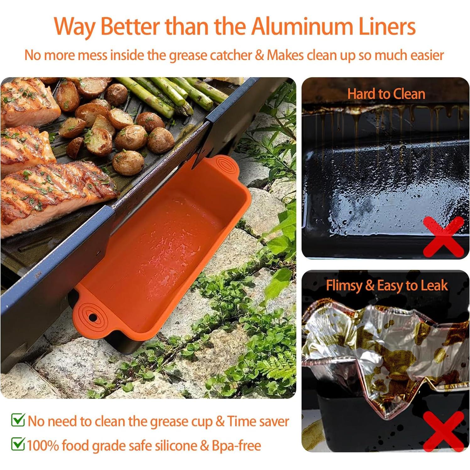 Forros de Silicona Reutilizables DMwespe para Parrillas Blackstone