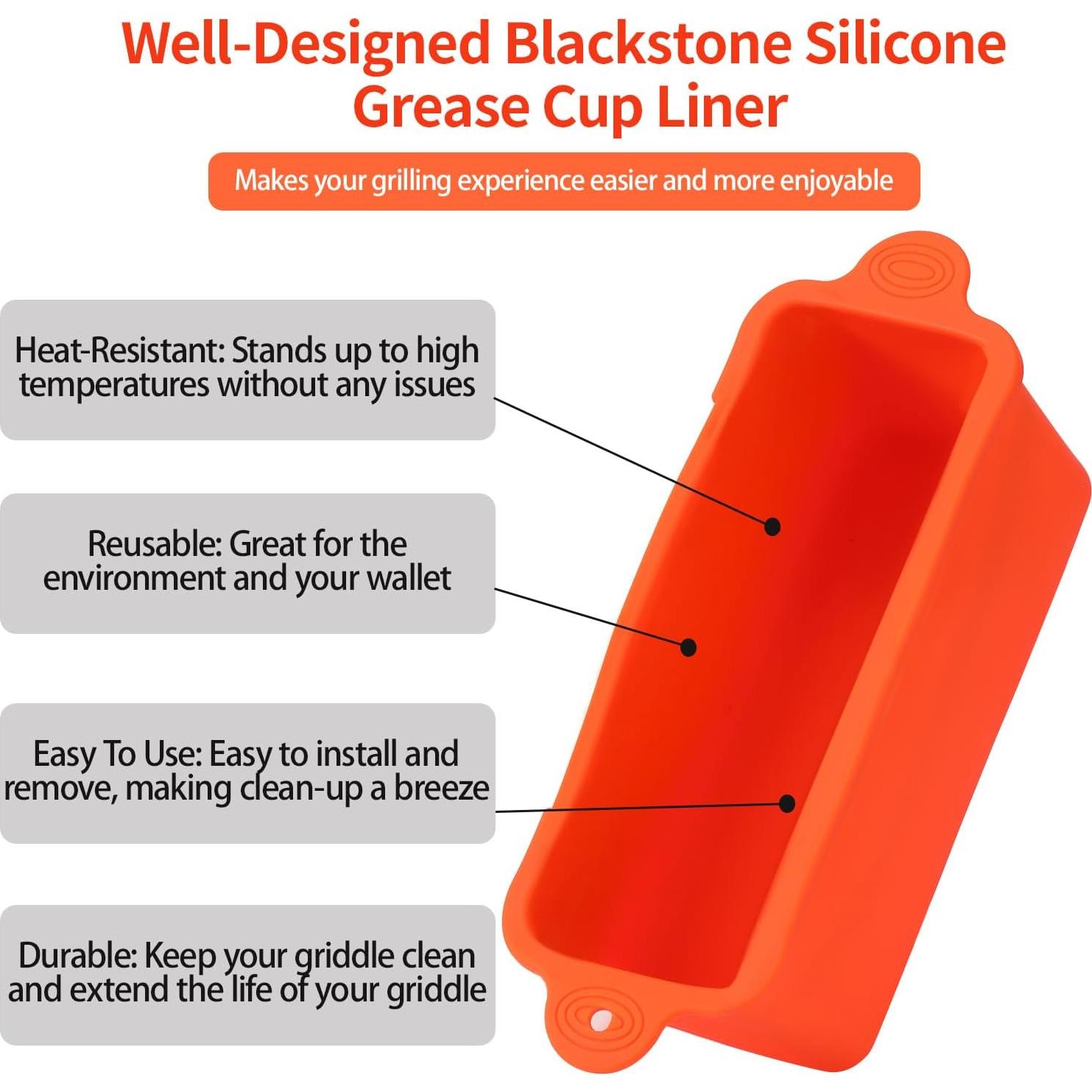 Forros de Silicona Reutilizables DMwespe para Parrillas Blackstone