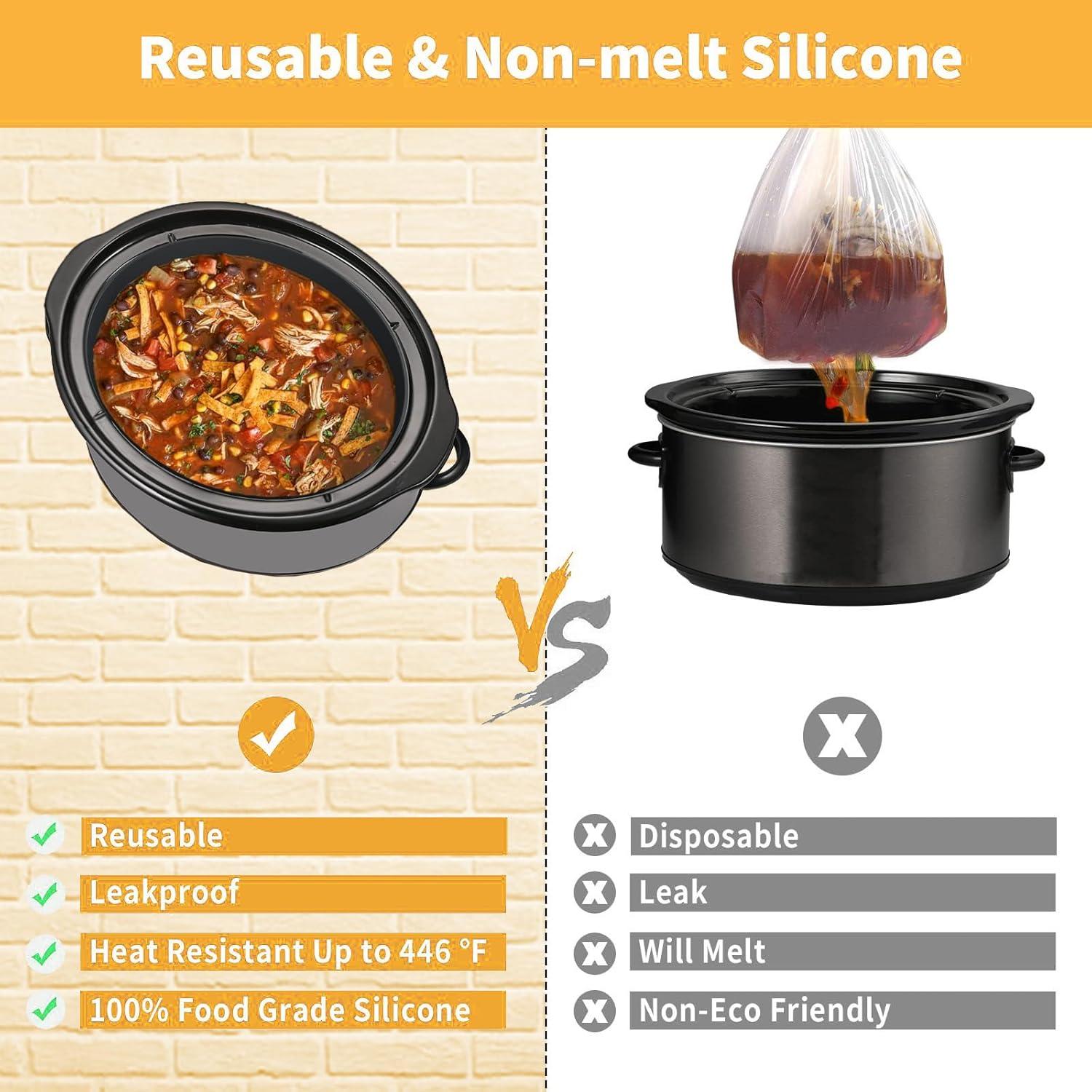 Forro de Silicona FROVEN para Olla de Cocción Lenta 6QT