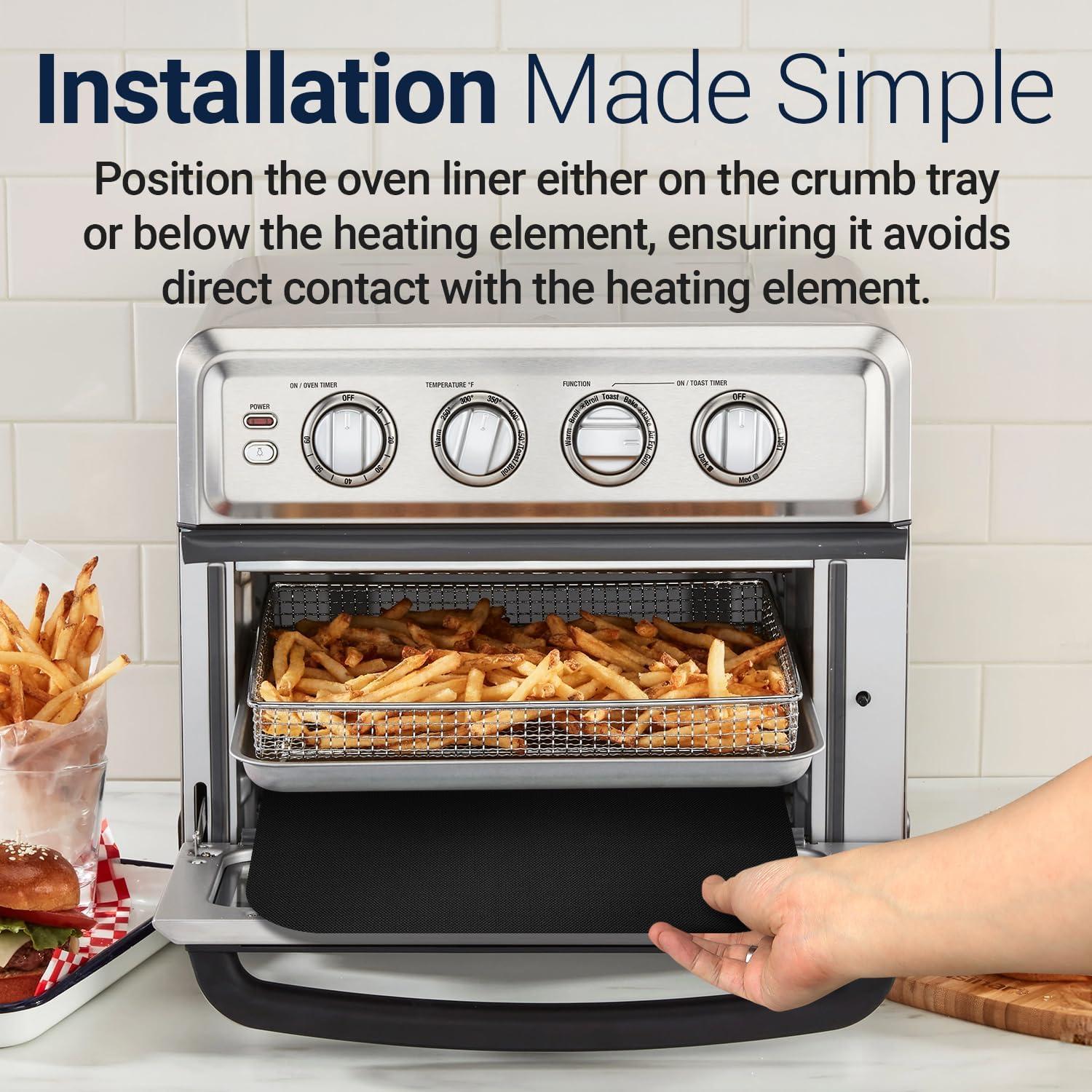 Forros Reutilizables para Horno Tostador Esenciales de Linda 30x30cm