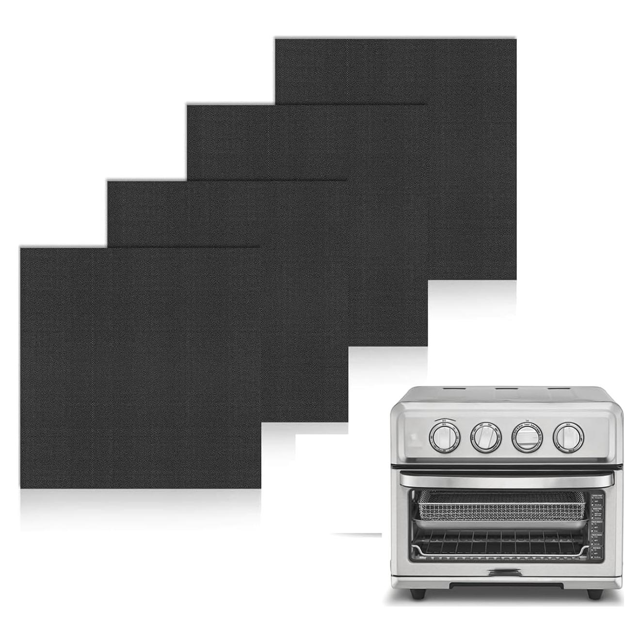 Paquete de 4 forros para freidora de aire SIUDANGKA 30x30 cm