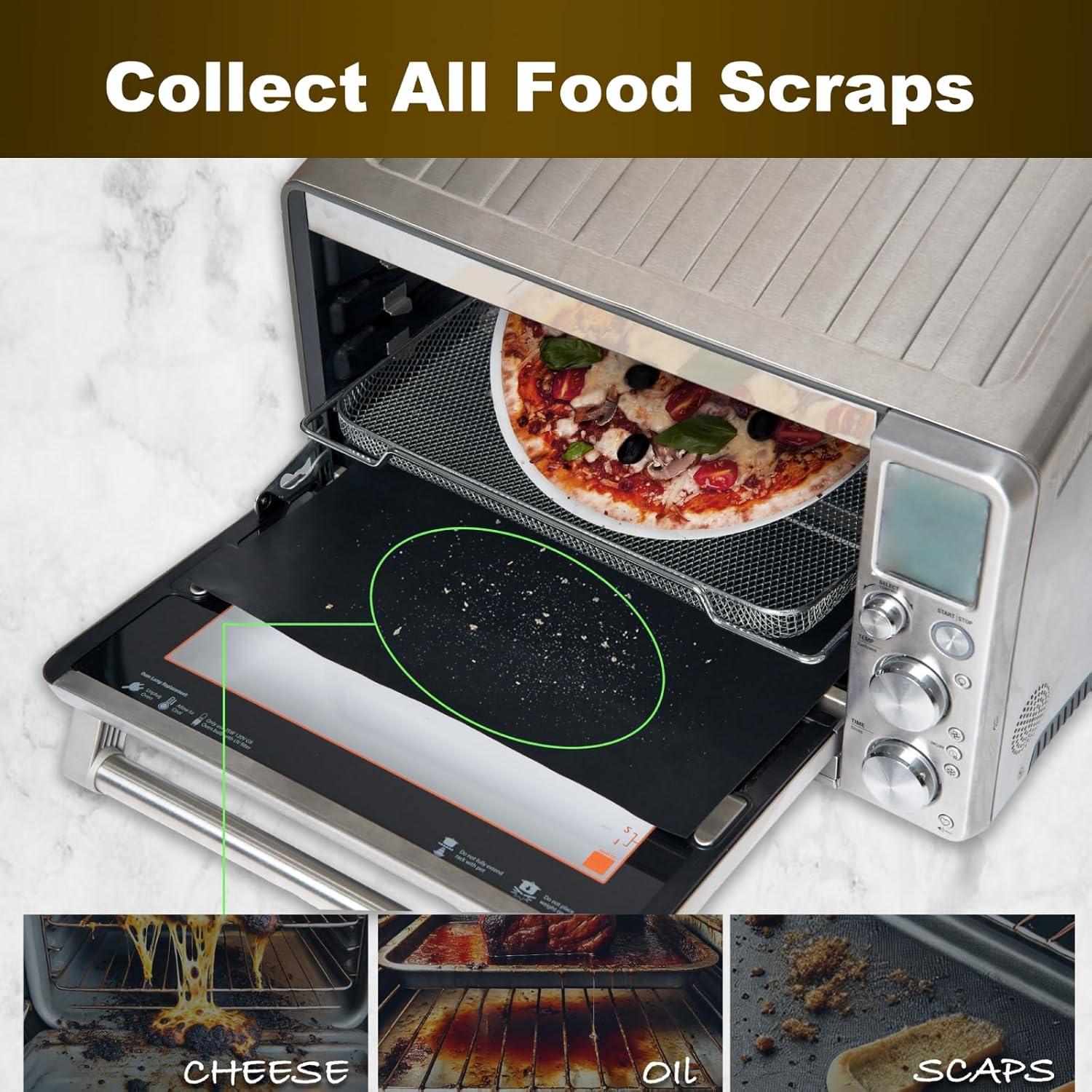 Paquete de 4 forros para freidora de aire SIUDANGKA 30x30 cm