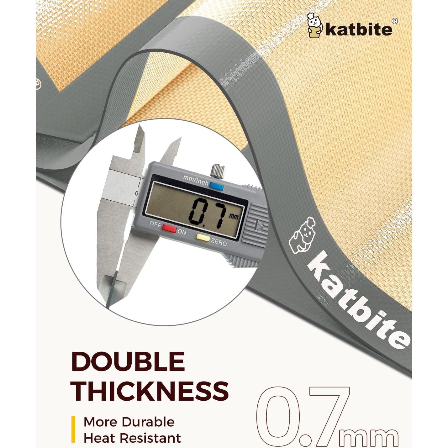 Set de 3 Alfombrillas de Silicona para Hornear Katbite